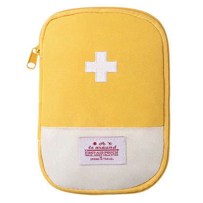 Portable First Aid Medical Kit Travel Outdoor Camping Emergency Medicine Storage Bag Travel Mini EDC Pouch Organizer Pill Case