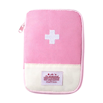 Portable First Aid Medical Kit Travel Outdoor Camping Emergency Medicine Storage Bag Travel Mini EDC Pouch Organizer Pill Case